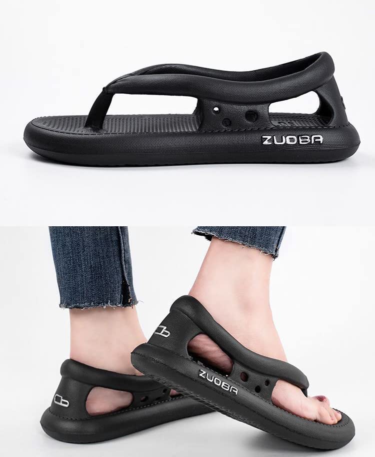 Bazuo Sandals Bazuo Non-Slip Slippers,2023 Summer New Beach Unisex Flops Sandals Comfort Walking Outdoor Couple Bathroom Slippers4