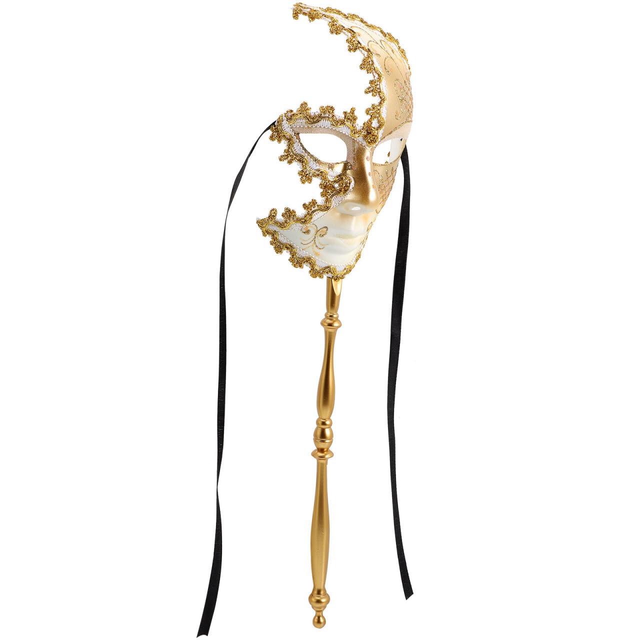 OSALADI 4 Piezas Máscara de Decoración para Fiesta de Plástico Diseño Creativo y Ligero, Accesorio Adecuado para Cosplay y Baile de Disfraces