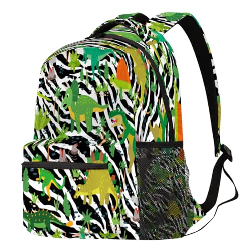 Sac à dos dinosaure kawaii grand format pour ordinateur portable et randonnée