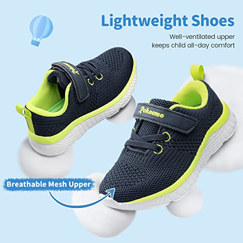 Toddler Tennis Shoes Boys Girls Athletic Running Sneakers Lightweight Little Kids Walking Shoes Slip-on Shoes2