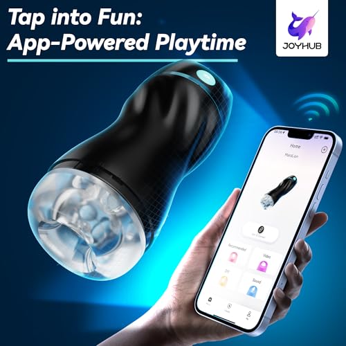 Image of EINSEO Suction Male Masturbator, AI Pocket Pussy with 7 Modes Adult Toys | Hands-free suction male stroker with 7 modes, 3D textured sleeve, AI interaction, removable cup, and easy-clean design