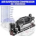 RXLUCKIES Air Suspension Compressor Pump Compatible with BMW 37206789450 F01 F02 F04 F11 535i 550i 740i 740Ld 750i 760Li Alpina B7 (New Model Compressor+Bracket+Valve Block)