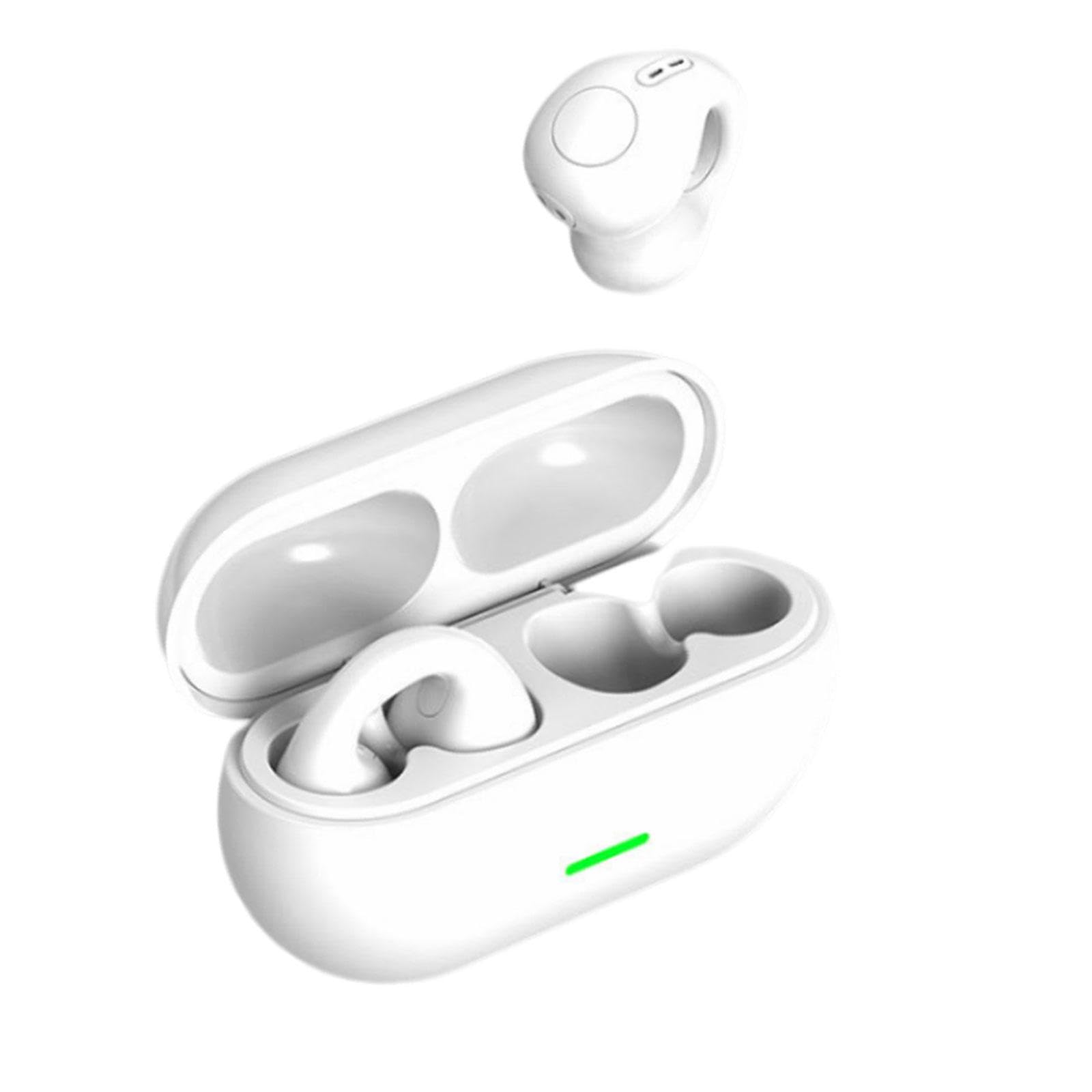 Club Bollywood®Air Conduction Headphones Rechargeable Sport Earphones for Games Cycling Gym Bt12 White| Cell Phone Accessories |⢠Cell Phones & Accessories|2 Air Conduction Headphones