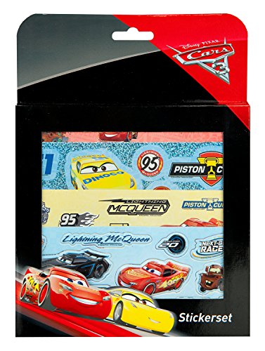 Preisvergleich Produktbild Undercover CAAD0032 - Großes Sticker Set, Disney Pinar Cars 3