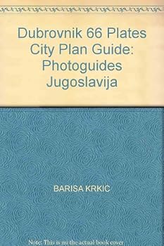 Hardcover Dubrovnik 66 Plates City Plan Guide: Photoguides Jugoslavija Book