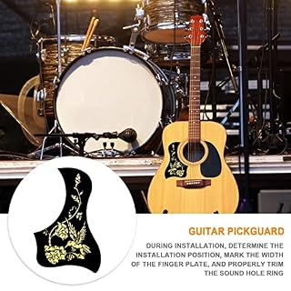 Znet-au Pickguard de guitare acoustique surdimensionné en forme d’oiseau imperméable | Pickguard autocollant, écaille de… - Les Beatles, Paul McCartney, John Lennon, RIngo Starr, George Harrison Znet-au Pickguard de guitare acoustique surdimensionné en forme d'oiseau imperméable | Pickguard autocollant, écaille de… – Image 3