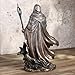 Veronese Design 11 3/8 Inch Tall Merlin by Monte Moore Cold Cast Resin Antique Bronze Sculpture