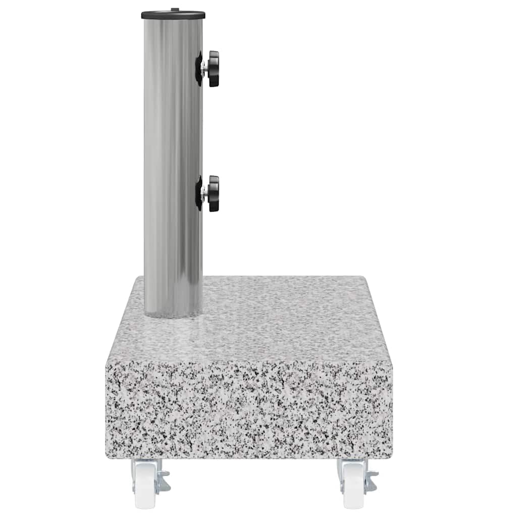 Socle de parasol Gris clair 45x25x8,3 cm Granite