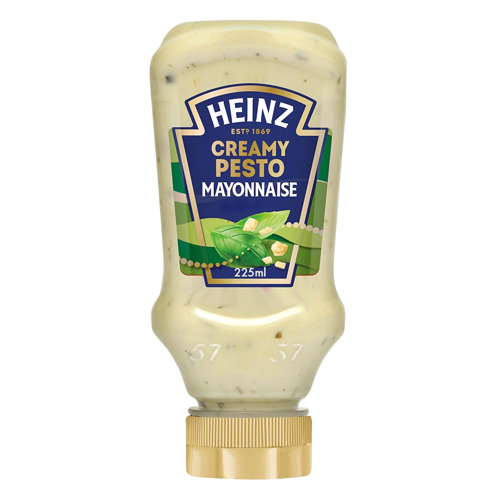 Creamy Pesto Mayonnaise, 225ml, Top-Down Squeeze Bottle