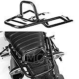 MOFANS Rear Luggage Rack with Hand Grip Bar Fit For Compatible With BMW R NINE T Pure Racer Scrambler 2014 2015 2016 2017 2018
