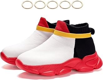 White Black Sneakers for Boys Girls Shoes Running Birthday Gift Tennis Costume Shoes