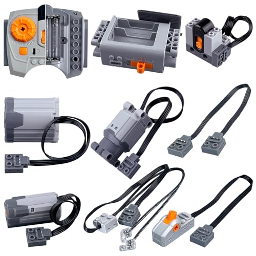 9-in-1 Technics Motor Kit with Remote, Batteries, and Motors