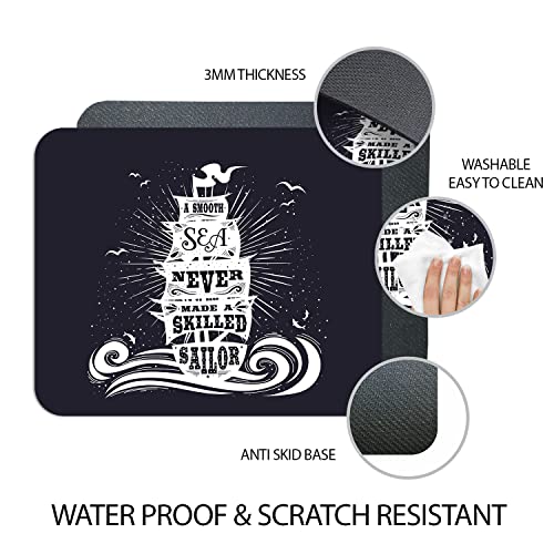 Image of PAPER PLANE DESIGN Mouse Pad Designer Anti Skid Mouse Pads for Desktop and Laptop Computers. D1079