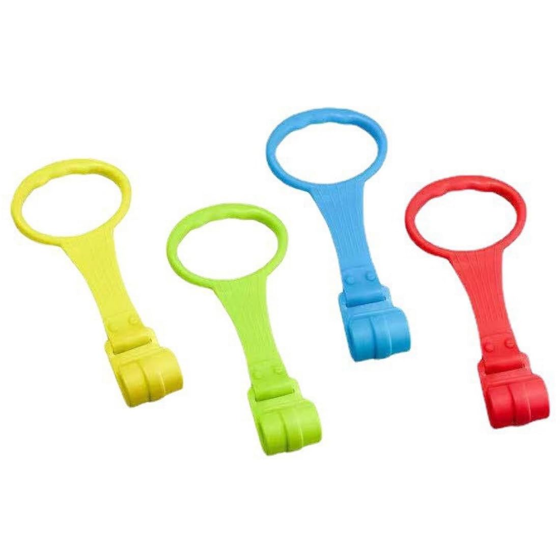 4 Piezas Anillos de Cunas de Bebé, Anilla de Mano para Caminador de Bebe, Anillos de Corralito de Bebé, para Ayudar a los Bebés a Practicar Pararse