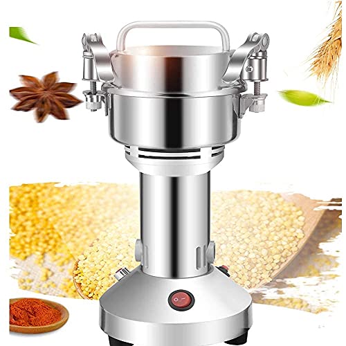 RongJian Kaffeemühle Burr Grain Crusher Kapazität Haushalt Chinesische Kräutergewürzmühle Grinder Ele(Crusher)