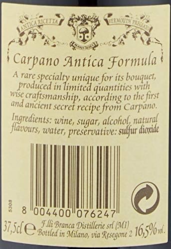 Antica Formula Vermouth, 375ml