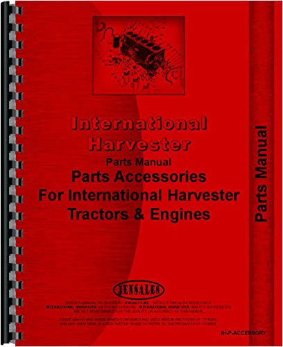 Farmall 460 Tractor Accessories Supplement Parts Manual (Accessories)