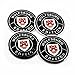 AOWIFT Lot de 4 cache-moyeux autocollants 65 mm édition Wolfsburg
