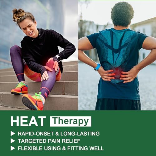 WILD+ Knee Pain Relief Patches, 40PCS Natural Knee Patch for Pain Relief, Wormwood Herbal Pain Relief Patches Heat Patches for Knee/Back/Neck/Shoulder/Joint Pain, Muscle Soreness - Image 6