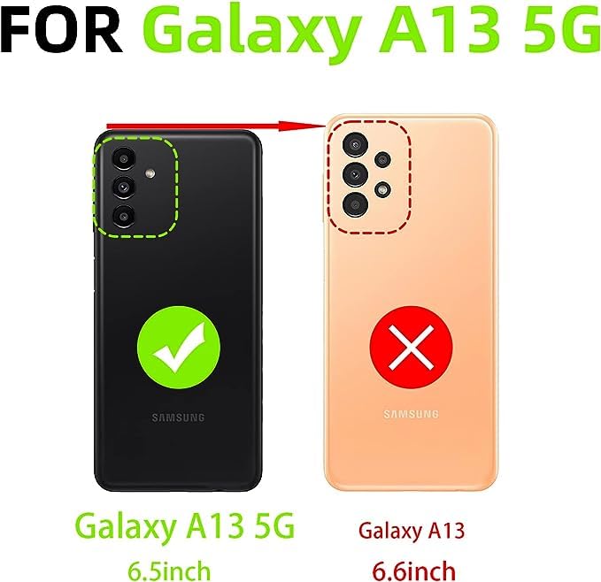Image of for Samsung Galaxy A13 5G Case, a13 Phone Case for Women Gradual Change Glitter Crystal Soft TPU Stylish Butterfly Floral Heart Clear Protective Cover with Strap for Galaxy A13 5G,Rose Gold