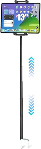 Trípode para tableta para exteriores [monopie de metal de 57 pulgadas] soporte de trípode para iPad para camping, viajes, campo, fiestas, reuniones