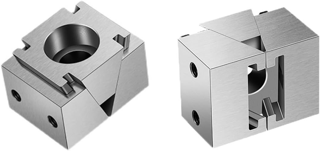 OK Fixture CNC Machining Center Fixture Multi station Parallel Side Tightening Expansion Compression Plate (M6（10PCS）)