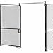 Global Industrial Wire Mesh Sliding Gate, 8x3