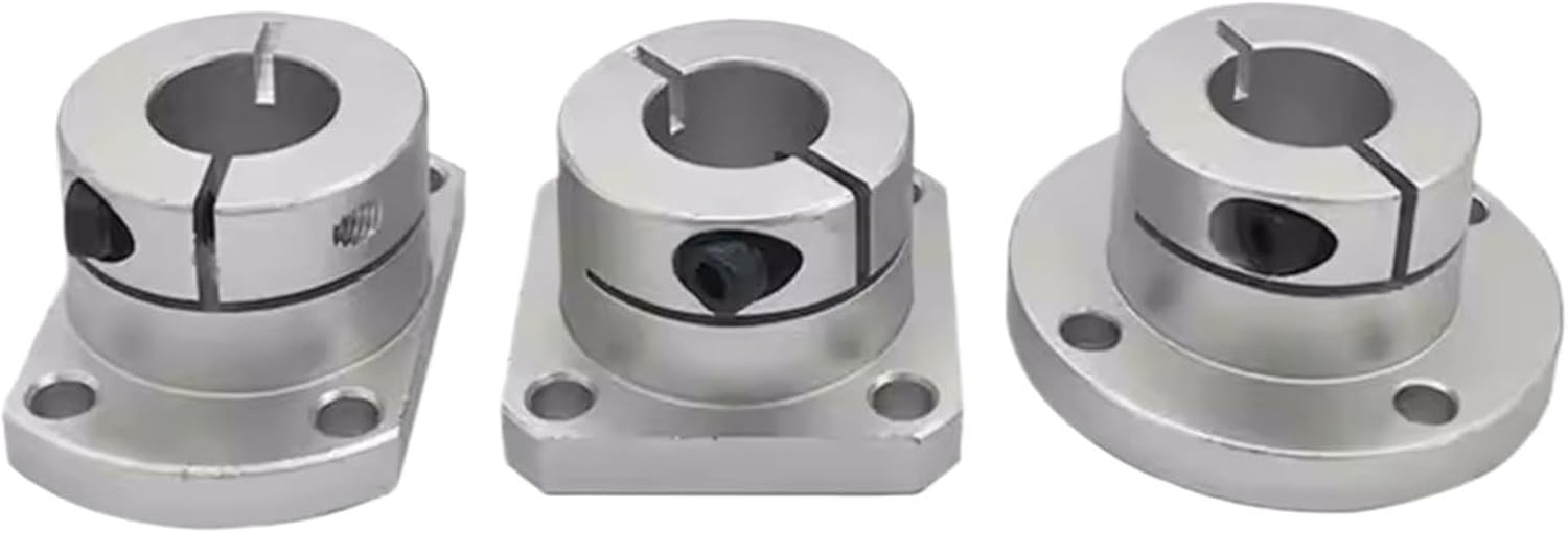 Round Square Compact Flanged Mount Type Cast with Slit Shaft Supports Linear Motion Automation Components Dia 6 8 10 15 16 20 30