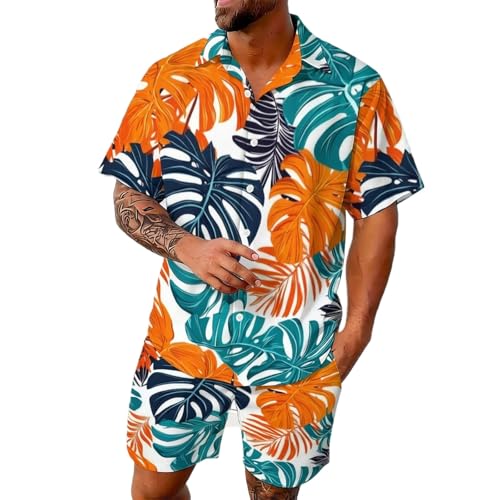 Ensemble chemise short homme pour vacances au soleil