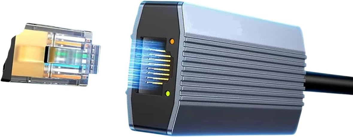 USaB 3.0 & Type C to Rj45 Network Card 2.5G Ethernet Adaptier 2500Mbps for Laptop Pc NAS Server maic0S Internet