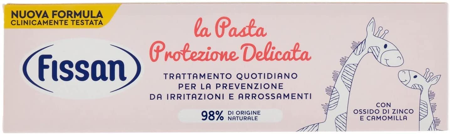 FISSAN Pasta Protezione Delicata 100g 6 sztuk z tlenkiem cynku i rumiankiem naturalna 98%