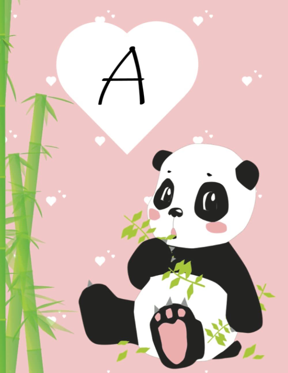 Personalized Sketchbook for Boys Letter A: Cute 8.5"x11" Sketchbook for Girls, 100 Blank Pages for Drawing, Sketching, Doodling and Writing: Blank Sketch Pad for Kids