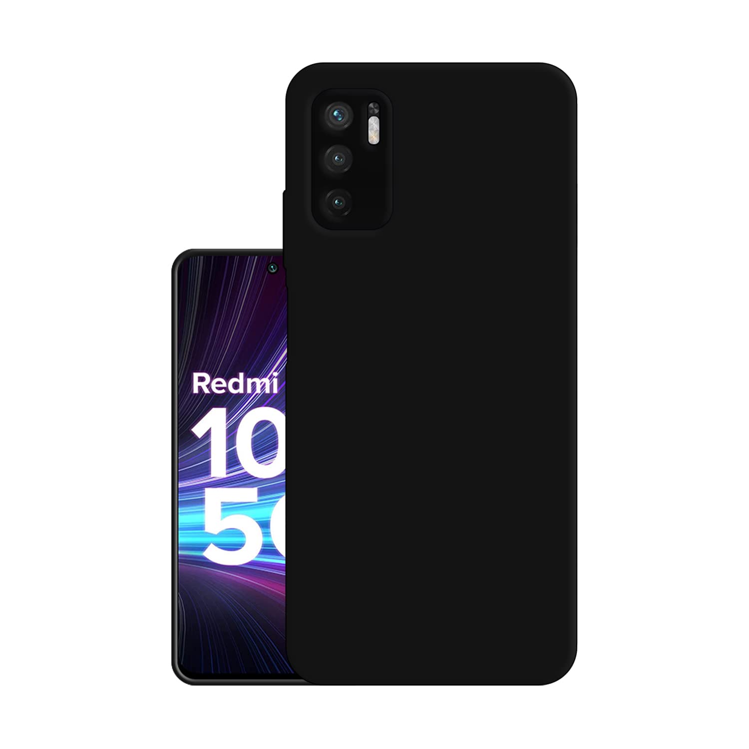HELLO ZONE Exclusive Matte Finish Soft Back Case Cover for Xiaomi Mi Redmi Note 10T 5G - Black (B0B63J2NXB) Amazon Price History, Amazon Price Tracker