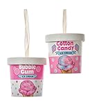 Kurt S. Adler Cotton Candy & Bubblegum Ice Cream Container Ornaments, 2 Assorted