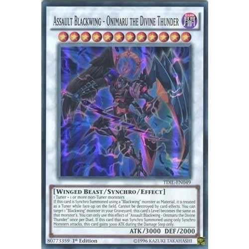 TDIL-EN049 1st Edition Assault Blackwing - Onimaru the Divine Thunder Trading Card