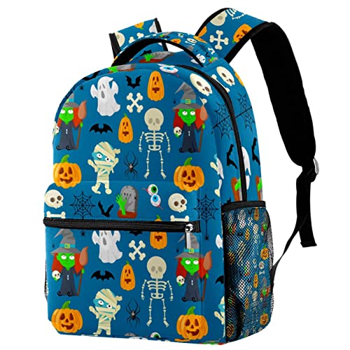 Sac à dos de voyage Halloween Leisure Campus avec porte-bouteille