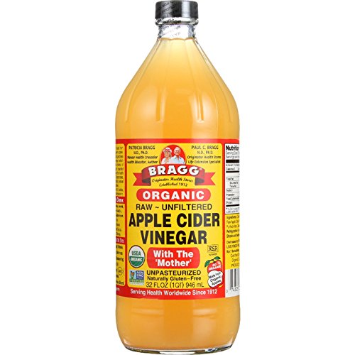 Bragg Apple Cider Vinegar - Organic - Raw - Unfiltered - 32 oz - (Pack of 3) - Non GMO - with The Mother