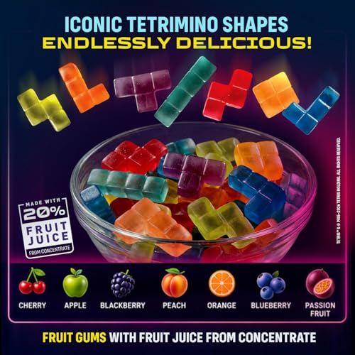 Gomitas Tetris Fandom Snacks 7 Sabores Naturales miniatura 6