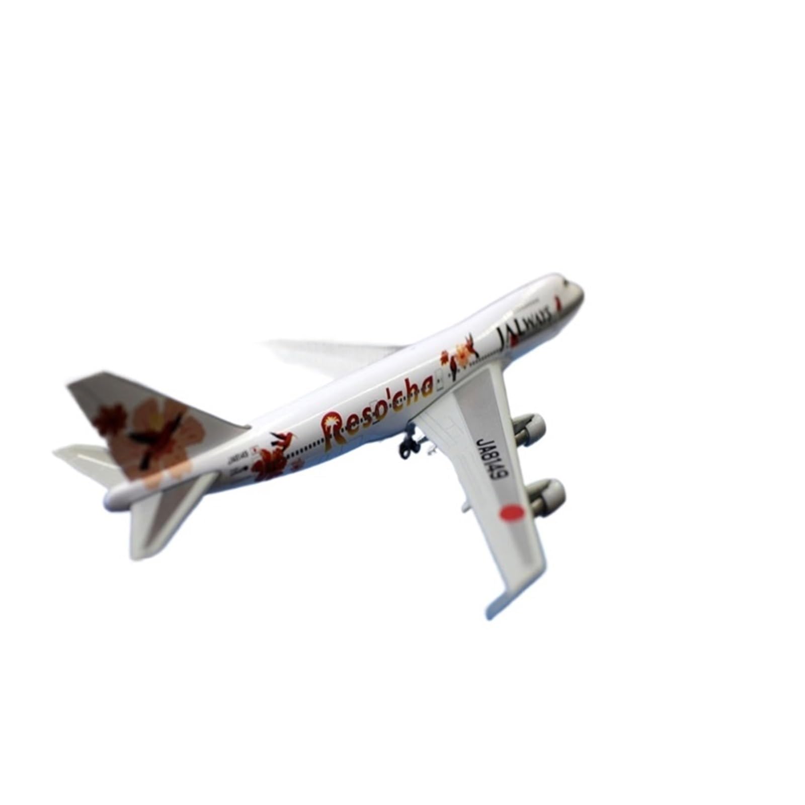 B747-246B modèle de simulation 1/400 maquette d'avion en alliage décoratif d'intérieur - 7