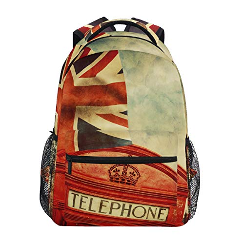 IRoad: Mochila escolar para cabina de teléfono Big Ben  duradera  ligera  para la escuela