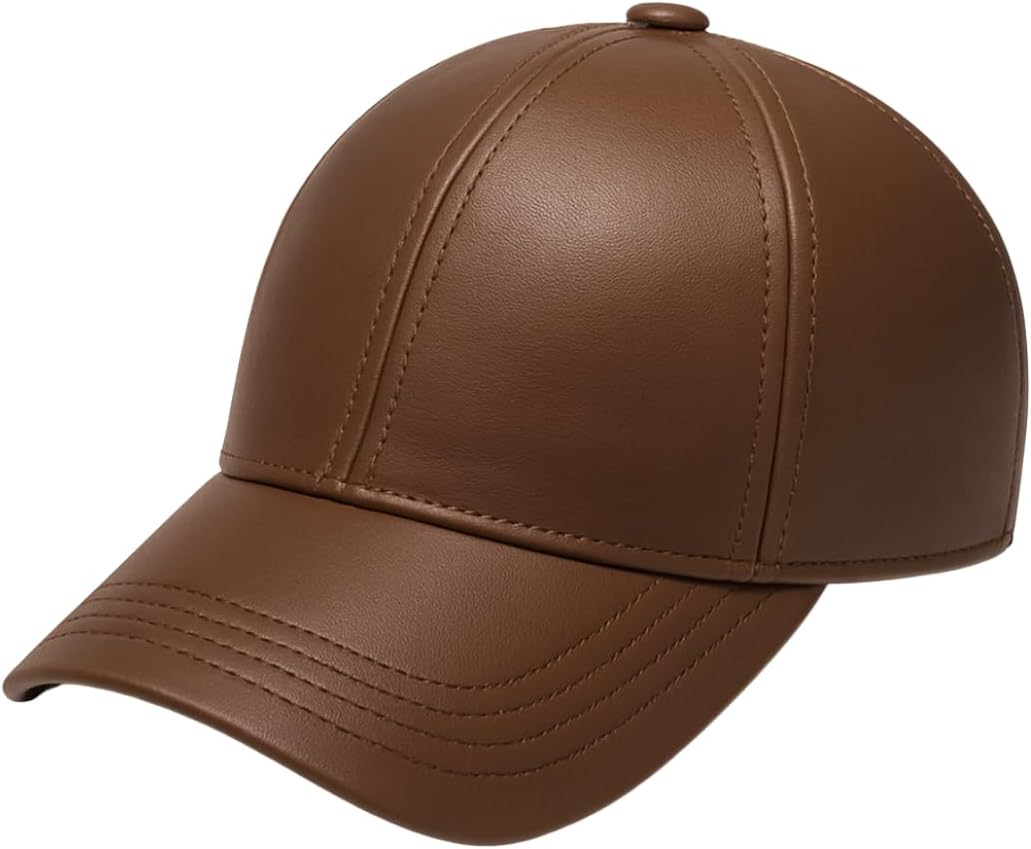 Leather Trucker Golf Hat Baseball Cap Snapback Hat Dad Adjustable Classic Referee Men Women Unisex All Seasons