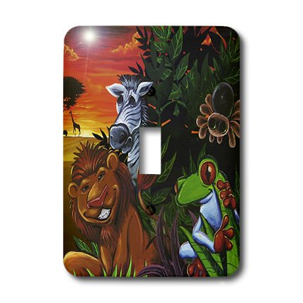 Interrupteur à baïonnette jungle pour remplacer un cache mural blanc et triste