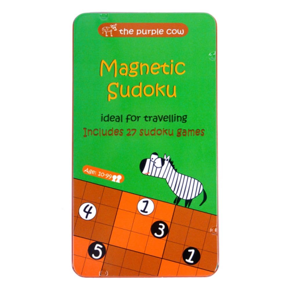 The Purple Cow Magnetic Travel Original Sudoku - Car and Airplane Game for Quiet Entertainment
