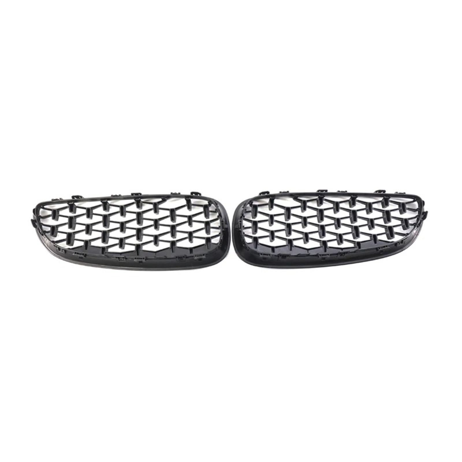 Parrilla Frontal Para BMW Para Z4 E89 2009-2016 Rejilla Frontal Estilo Diamante Racing Grille Negro Cromado Rejilla del radiador(Black)