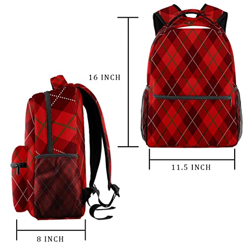 Sac à dos écossais Medium avec porte-bouteille, ergonomique et grand compartiment - 2