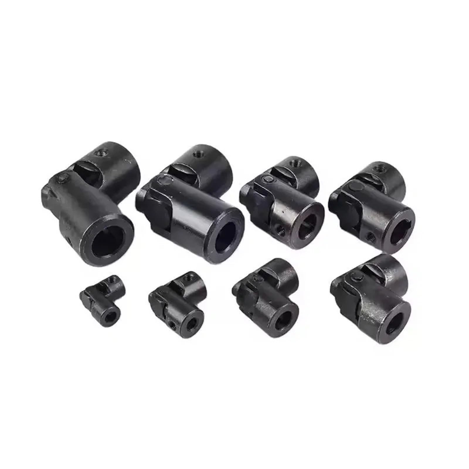 Conector de motor de acoplamiento de eje de junta universal simple, junta universal de dirección DIY, 25 x 49 x 108 mm, chavetero de 8 mm, 1 unidad