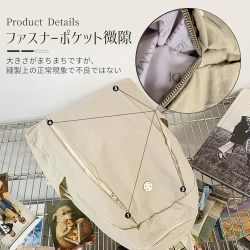 Manatsulife リュック バックパック 大容量 超軽量(240g) ナイロン 防水 リュックサック 無地 通学 通勤 旅行 アウトドア おしゃれ 人気 カジュアル シンプル 9色展開 男女兼用 B1603 の商品画像 4