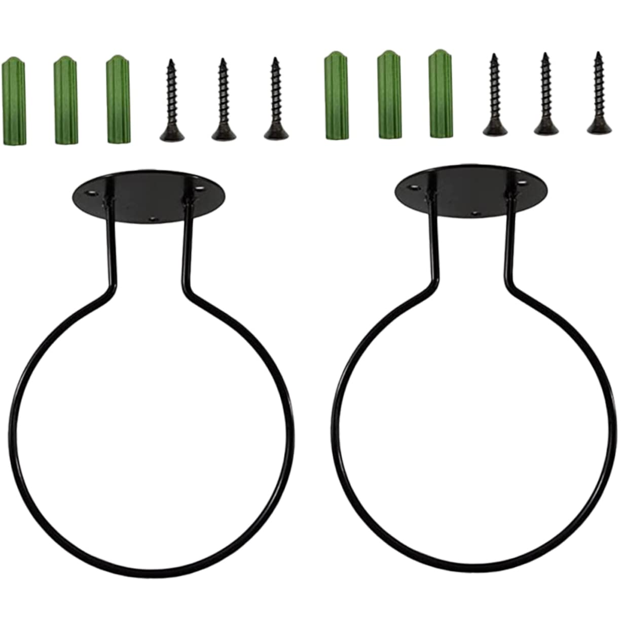 Yardwe 1 Set Wall Mount Basketball Holder Durable Basketball Storage Stand Display Rack for Football Soccer Rugby Sturdy Construction for Safe Ball Storage and Showcase