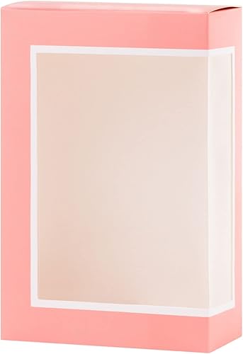 Hammont Cajas de galletas para regalo, paquete de 6 cajas pequeñas para panadería, cajas decorativas de pastelería con ventana, recuerdos de fiesta