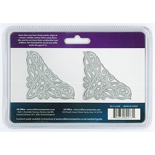 Die'sire Classiques-Lace Corner, Metallo, 12 x 17